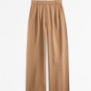 Abercrombie & Fitch Tan Wide Leg Pants